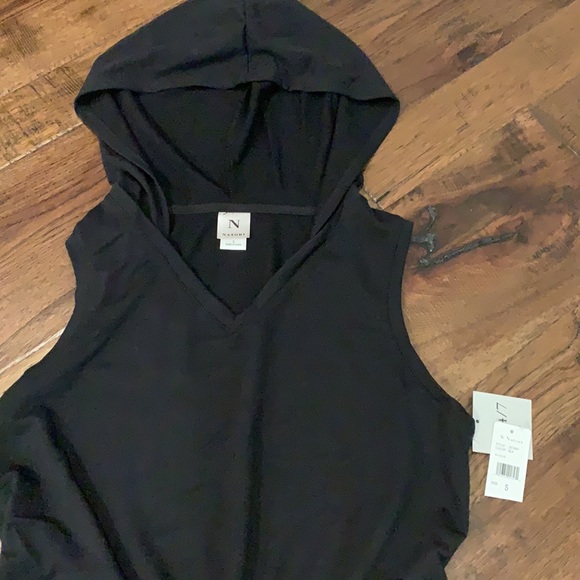 NWT N Natori hooded dress, black. Size S! Perfect - Picture 7 of 9